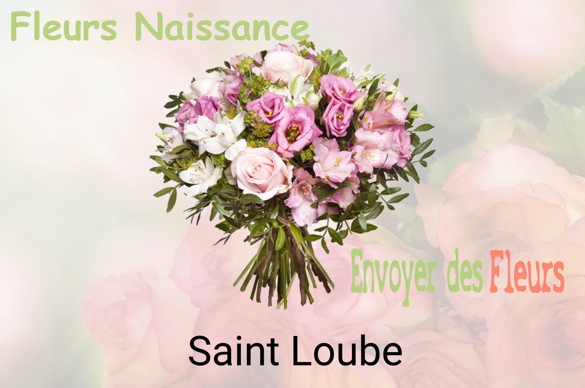 Bouquet de fleurs de naissance livré à Saint-Loube